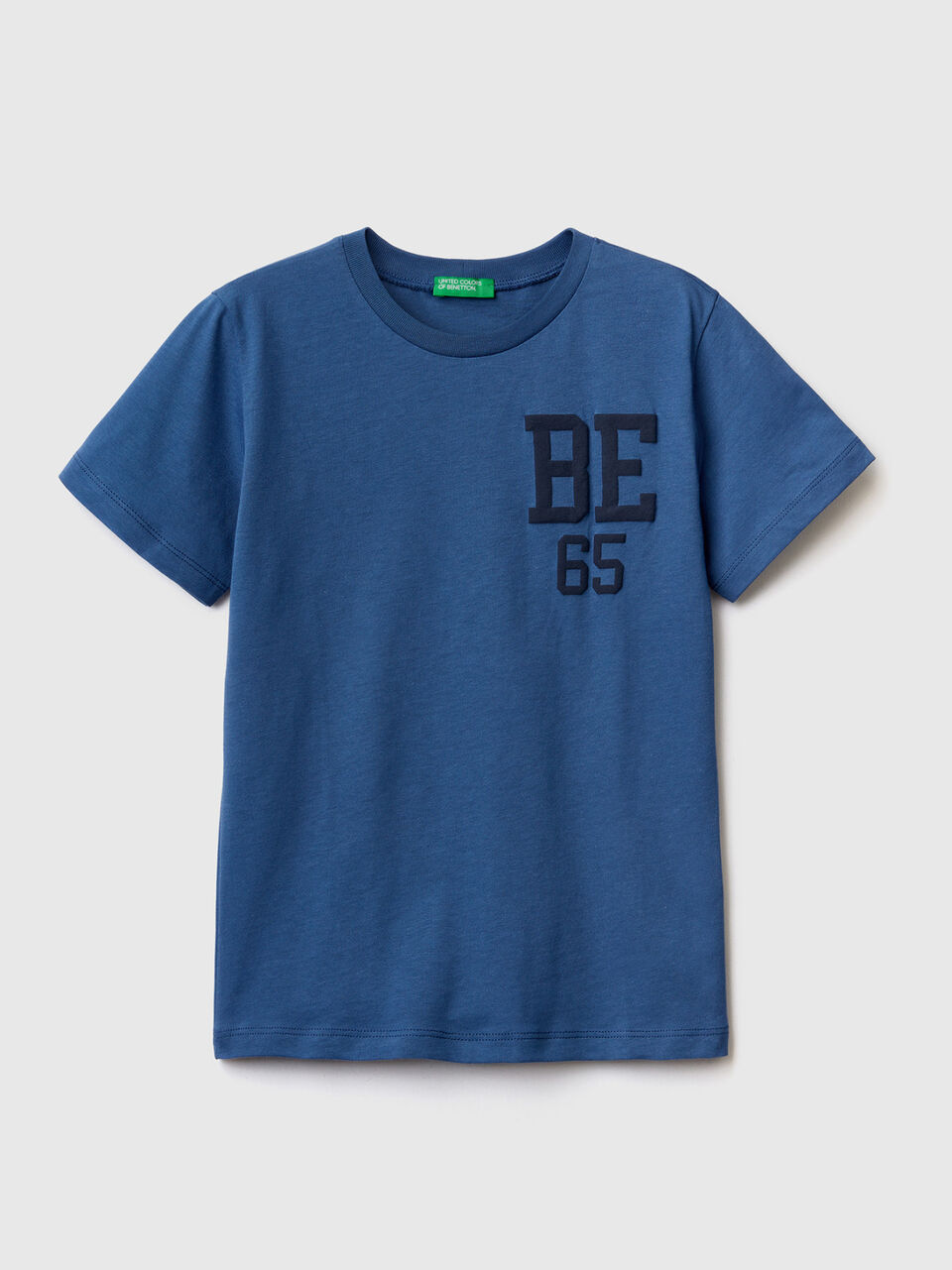 nuova collezione benetton T-shirt 100% cotone bio con logo